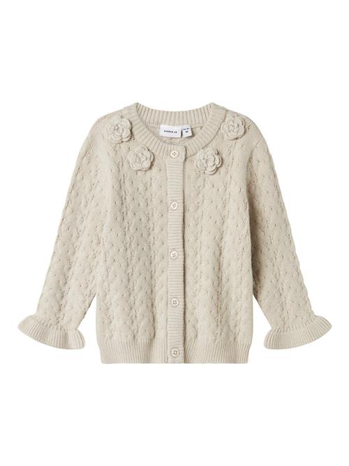 Se NAME IT Strik Cardigan Oanna Peyote Melange hos SmartKidz