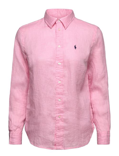 Classic Fit Linen Shirt Polo Ralph Lauren Pink