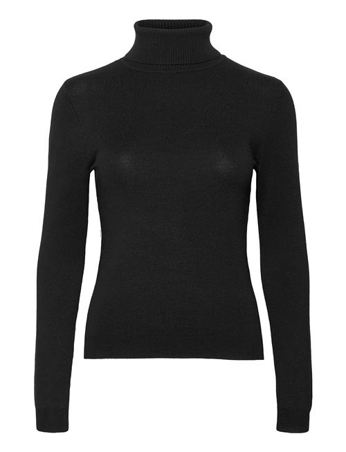 Vmglory Ls Rollneck Blouse Ga Noos Vero Moda Black
