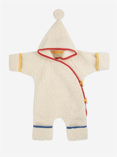 Bobo Choses Bobo Choses X Binibamba Snuggle-dragt I Uld Offwhite  Offwhite-6-12 months Wool Hvid  6-12 måneder  Unisex