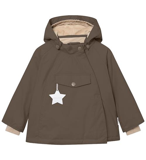 Mini A Ture Vinterjakke - MatWang Fleece - Tarmac green
