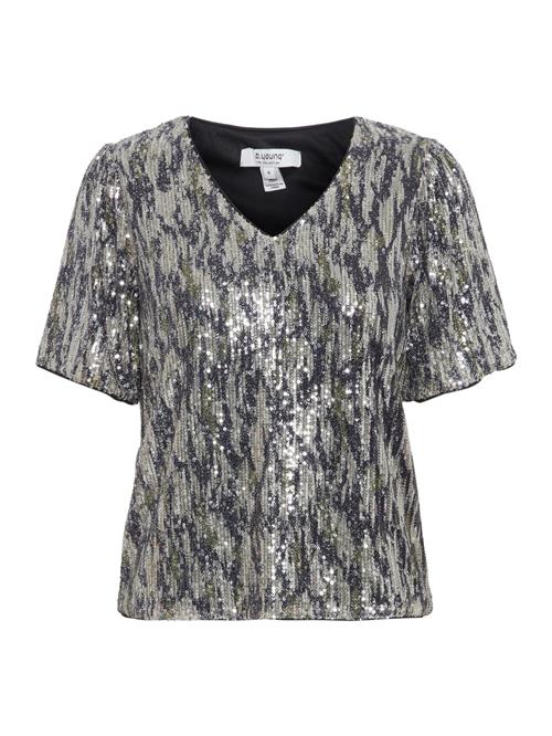 b.young Shirts 'Solia'  blå / grå / grøn