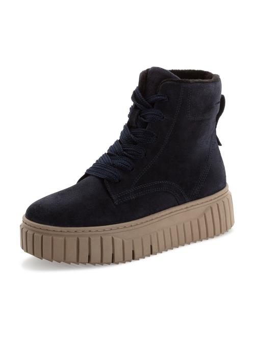 Tamaris Snørestøvletter  navy