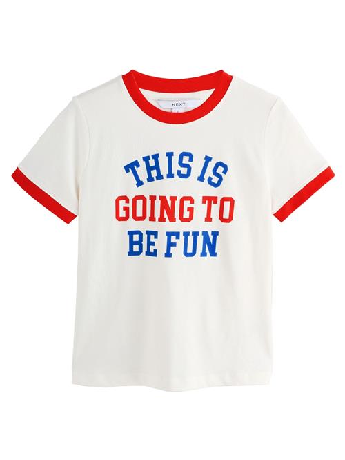 Se Next Shirts  blå / rød / naturhvid ved About You