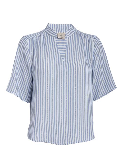 Peppercorn Bluse 'Hailey'  lyseblå / sølv / hvid