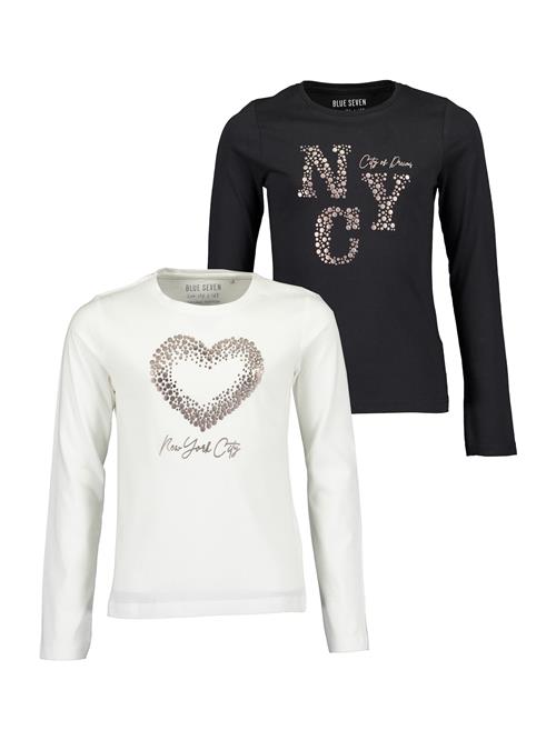 BLUE SEVEN Bluser & t-shirts  rosa guld / sort / hvid