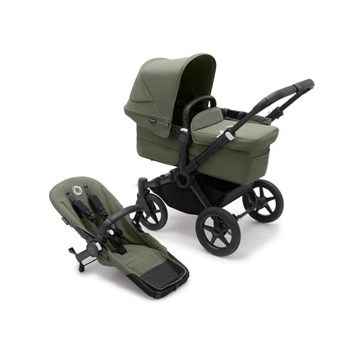 Bugaboo Donkey 5 Mono Komplet Barnevogn Black Forest Green One Size  Grøn  One Size  unisex