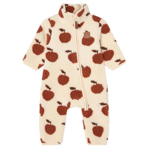 Kuling Austin Pile Fleece-overtræksdragt Apples  92 cm  Hvid  92 cm  Unisex