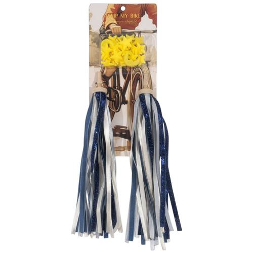 Konges Sløjd Bicycle Streamers And Beads Dark Blue Glitter One Size  Blå  One Size 3 Y+ Unisex