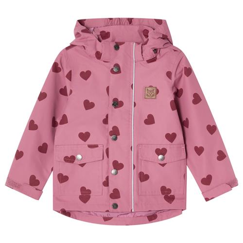 Kuling Stockholm Skaljakke Mauve Hearts  128 cm  Lilla  128 cm  Unisex