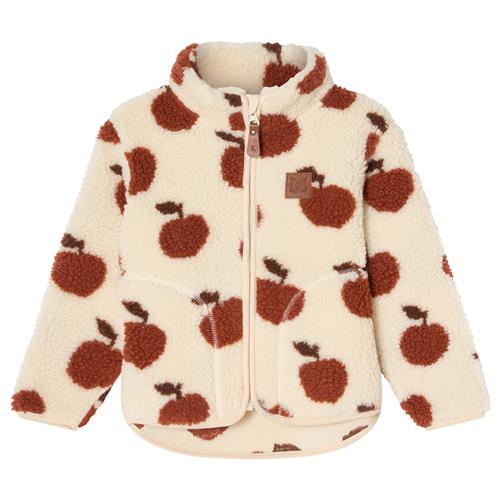 Kuling Austin Pile Fleece-jakke Apples  74 cm  Hvid  74 cm  Unisex
