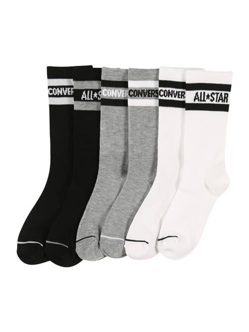 CONVERSE Sokker  grå / sort / hvid