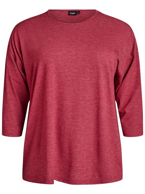 Flash by Zizzi Shirts 'Flrosey'  grenadine