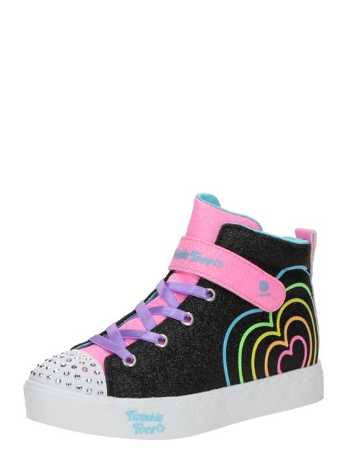 Se SKECHERS Sneakers 'HEART STEPS'  azur / lys pink / sort / hvid ved About You