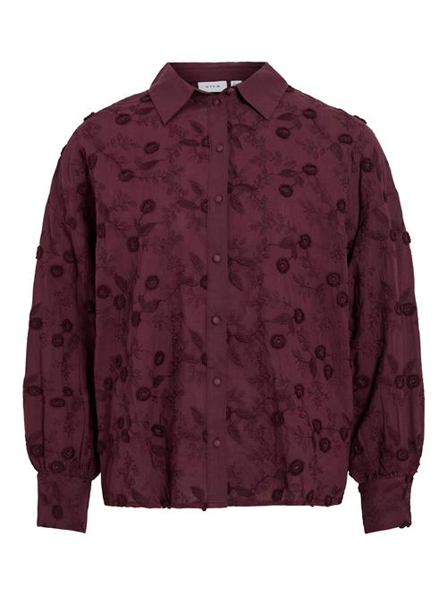 VILA Bluse 'VI'  purpur