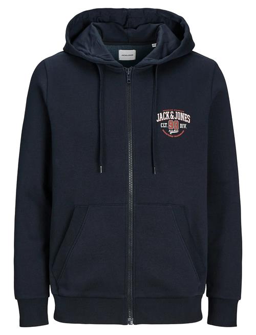 Jack & Jones Jjlogo Sweat Zip Hood 2 Col Jack & J S Navy