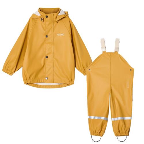 Kuling San Marino Uforet Regnsæt Mustard 110/116 cm  Gul  110/116 cm  Unisex
