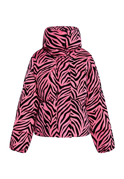 faina Vinterjakke  pink / sort