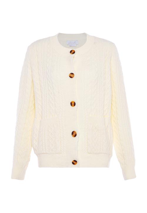 BLONDA Cardigan  uldhvid