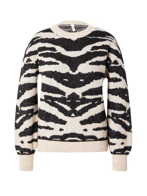 Se ONLY Pullover 'ONLAMBER'  beige / sort ved About You