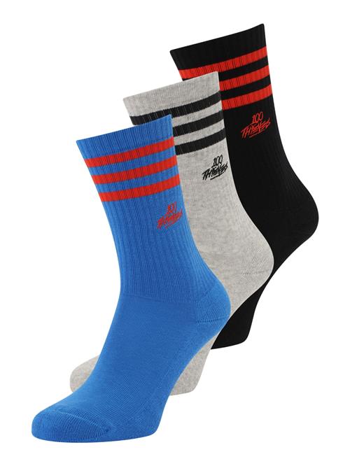 ADIDAS ORIGINALS Sokker '100 Thieves'  royalblå / grå-meleret / rød / sort