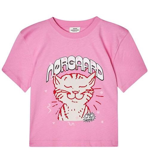 Mads Nørgaard T-shirt - Fuchsia Pink