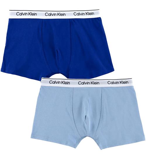 Calvin Klein Boxershorts - 2-pak - Faded Denim/Bold Blue