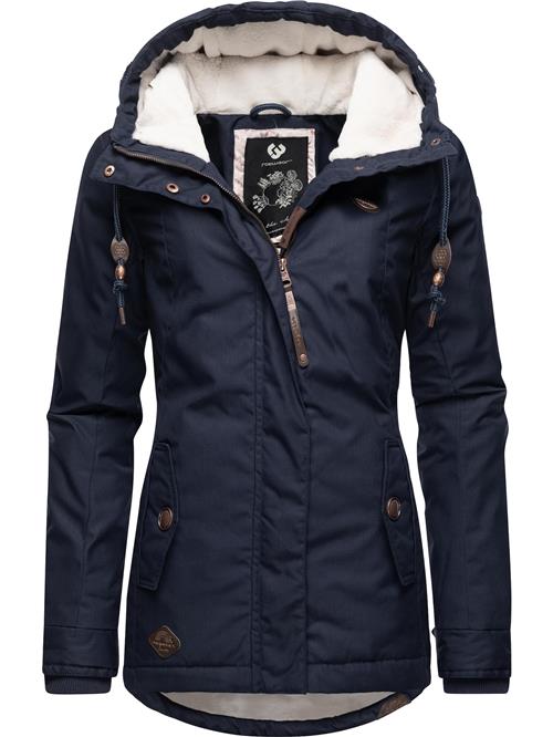 Se Ragwear Vinterjakke 'Monade'  navy / brun / offwhite ved About You