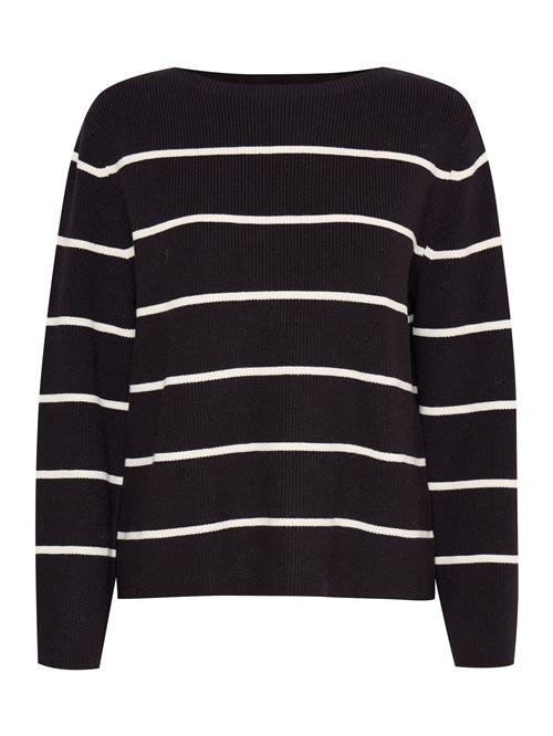 Se ICHI Pullover 'Boston'  sort / hvid ved About You