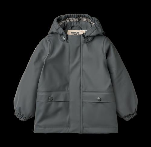 Wheat Aju Termo-regnfrakke Greyblue  Greyblue 98 cm Thermo, Rain Grå  98 cm  mand
