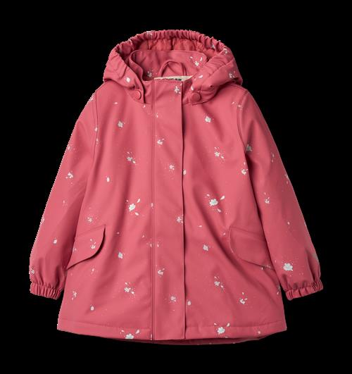 Wheat Rika Termo-regnjakke Floating Flowers  Floating Flowers 128 cm Thermo, Rain Lyserød  128 cm  kvinde