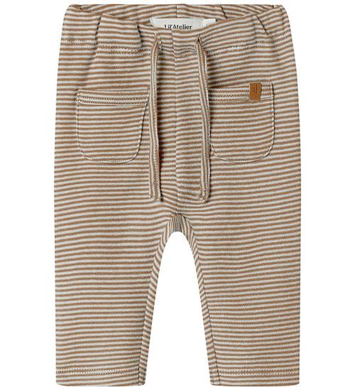 Lil Atelier Bukser - NbmOhio - Turtledove/Sepia Tint