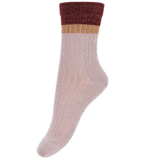 MP Strømper - Rib - Norma - Glitter - Rust