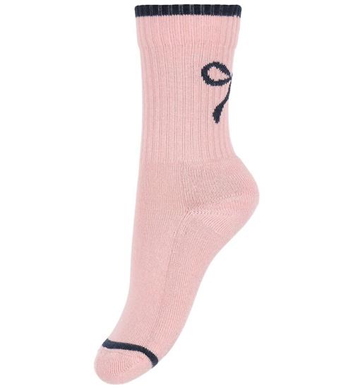 MP Strømper - Rib - Maren - Silver Pink