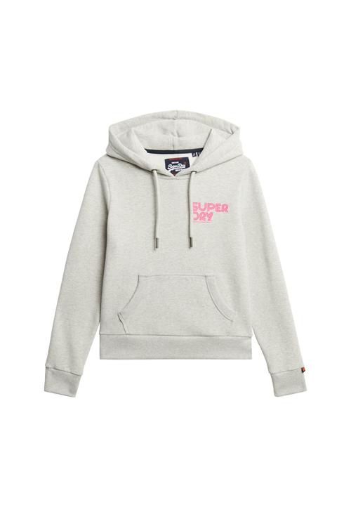 Superdry Sweatshirt  lysegrå / pink