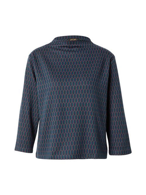 King Louie Shirts 'Guenda'  natblå / smaragd / orange
