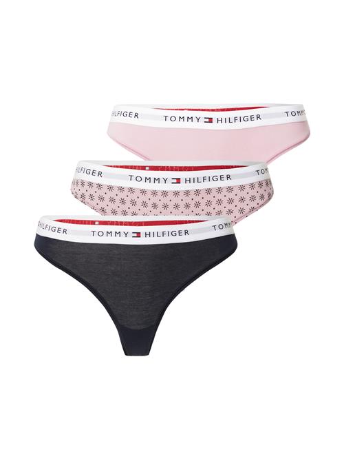 Tommy Hilfiger Underwear String  lyserød / rød / sort / hvid