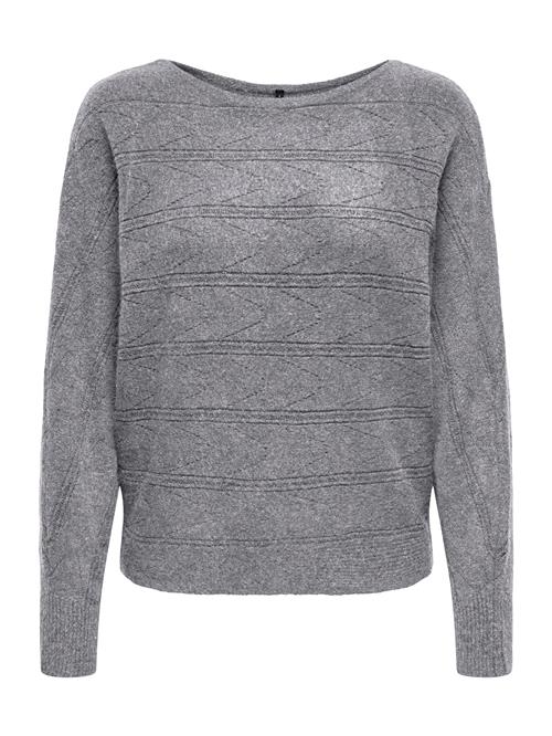 ONLY Pullover 'ONLJEANETT'  grå-meleret