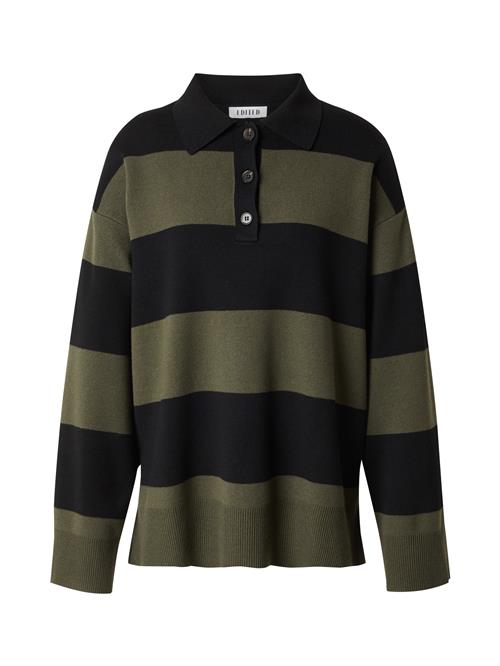 EDITED Pullover 'Laiani'  grøn / sort