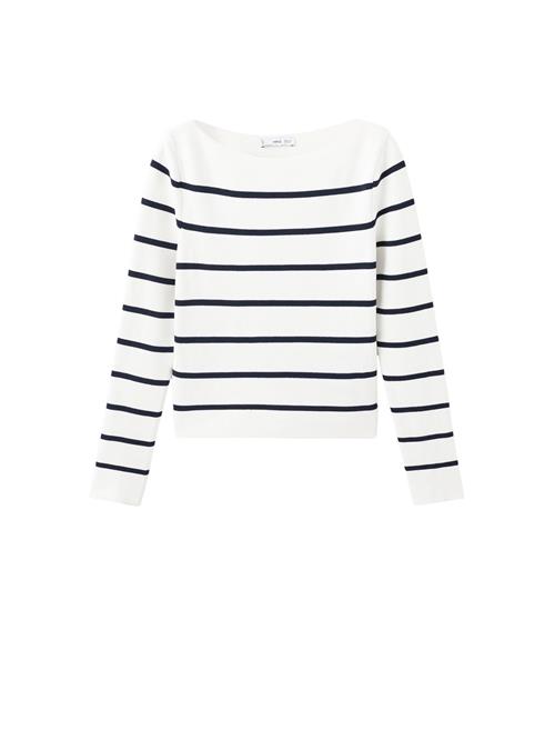 MANGO Pullover 'SOHO'  ecru / sort