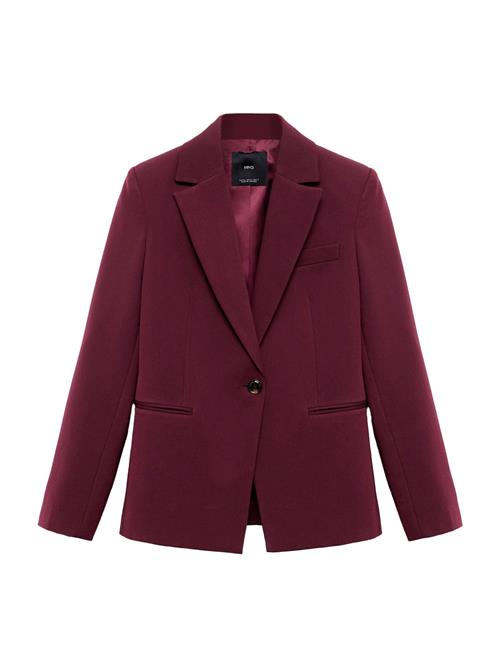 MANGO Blazer 'BOREAL'  mørkerød