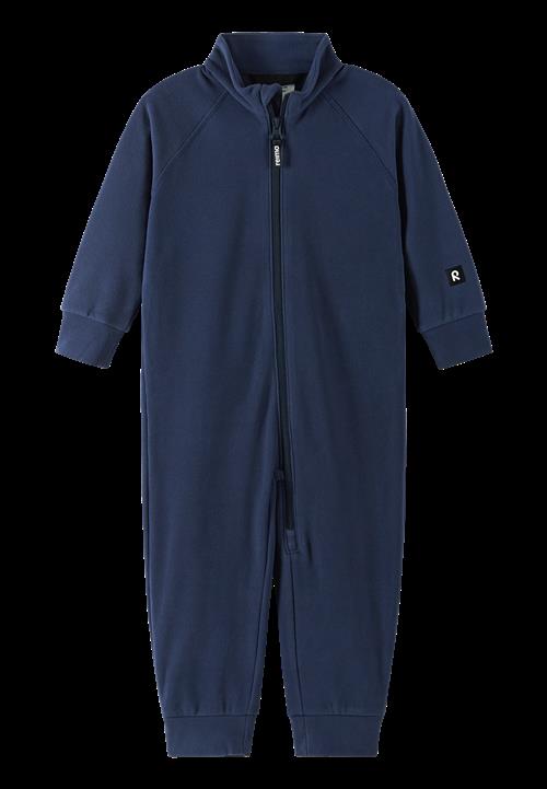 Reima ReimaTec Tarhaan Mellemlags-overtræksdragt I Fleece Beige Navy  Navy-98 cm  Marineblå  98 cm  Unisex