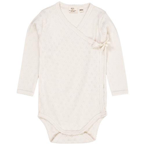 Copenhagen Colors Babybody I Pointelle Cremefarvet 62 cm  Creme  62 cm  kvinde