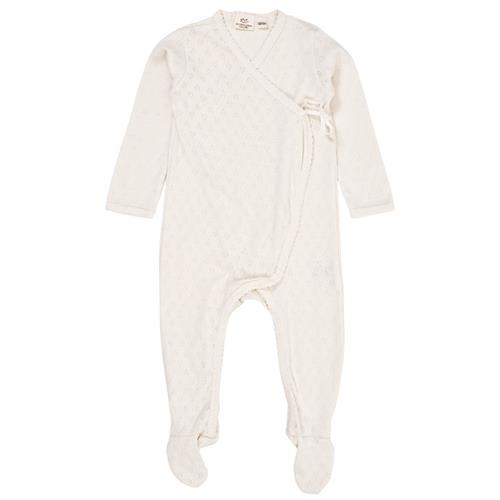 Copenhagen Colors Sparkedragt I Pointelle Cremefarvet 50 cm  Creme  50 cm  Unisex