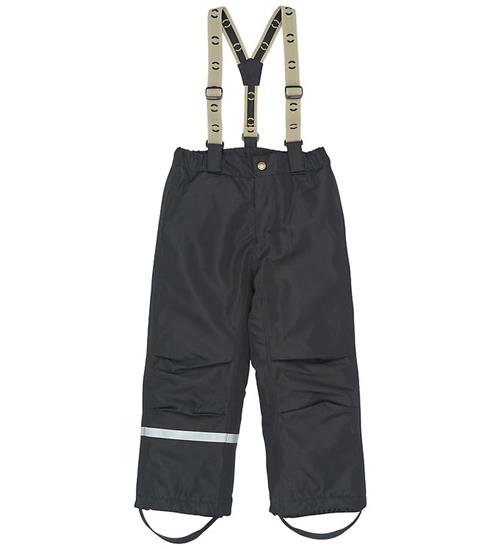 Mikk-Line Skibukser m. Seler - Recycled - Sort
