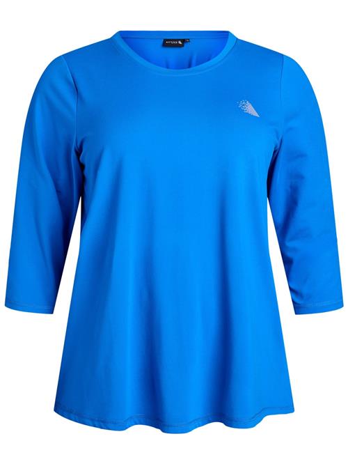 Active by Zizzi Shirts 'Abasic One'  blå