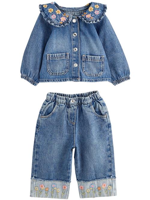 Next Sæt  blue denim