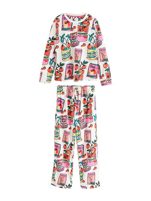Next Pyjamas  ecru / grøn / lys pink / rød