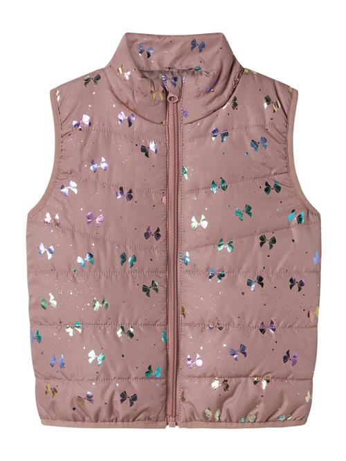 NAME IT Vest 'NMFMYLANE'  gammelrosa / sølv