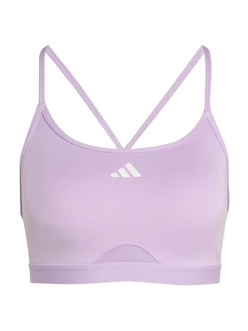ADIDAS PERFORMANCE Sports-BH 'Aeroreact'  lilla / hvid